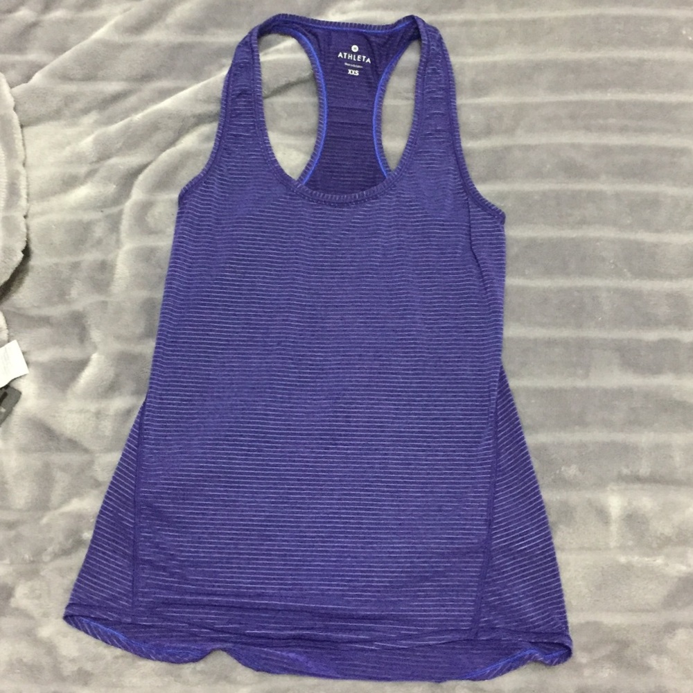 Athleta Shadow Stripe Chi Tank